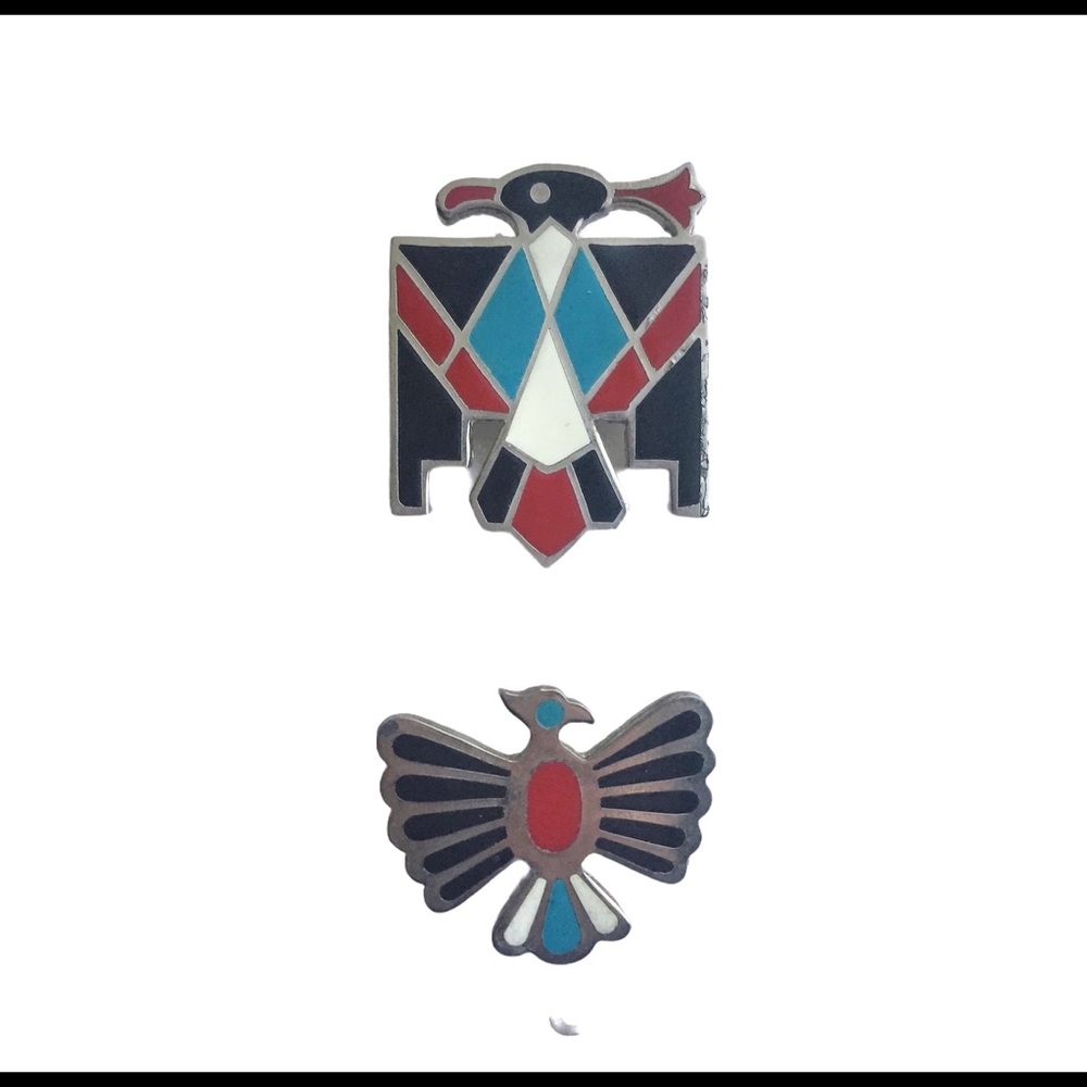 Silvertone Bolo Clips